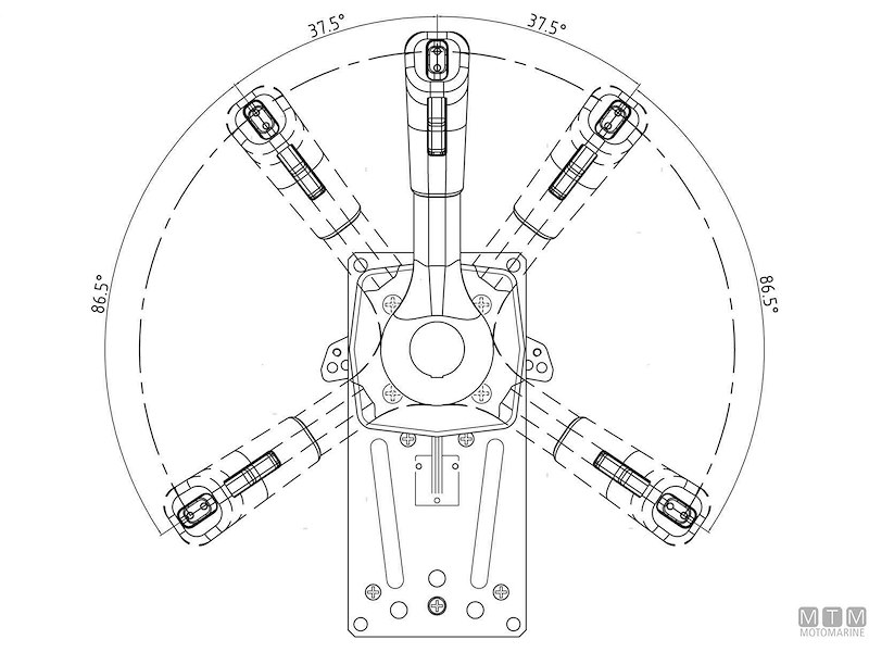 COMANDO ULTRAFLEX B310B-TRIM 