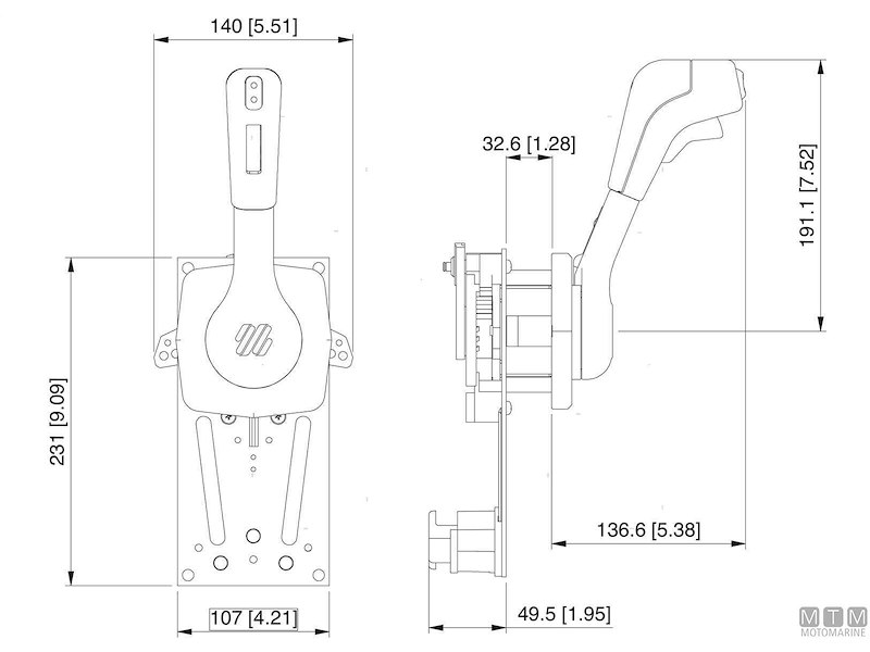 COMANDO ULTRAFLEX B310B-TRIM 