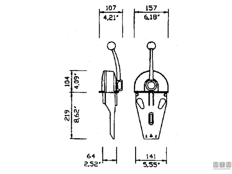 Comando Top Mount B103/B104