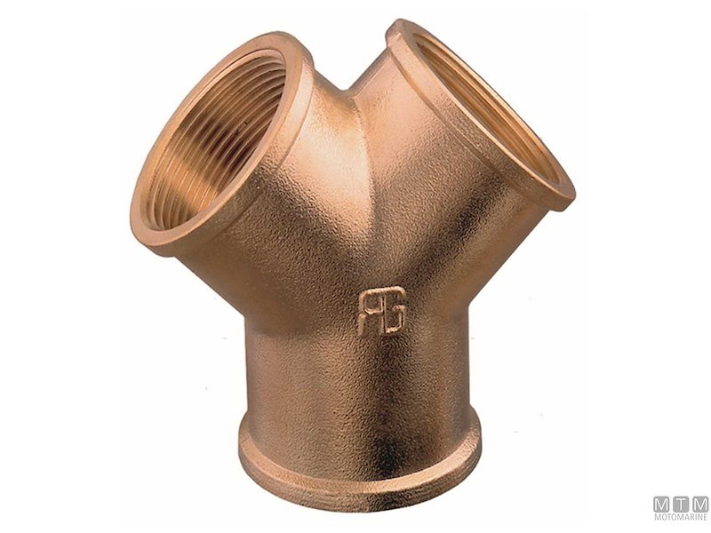 Raccordo Y in Ottone