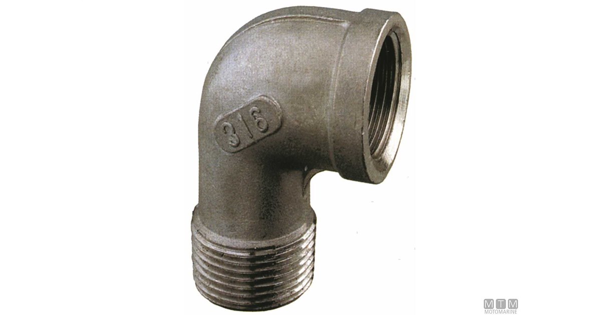 Gomito SS020541304 Gomito A 45° In Acciaio Inox 304 - Filettatura NPT 3/4" Femmina-femmina, Per Tubazioni Idrauliche O Gas Ponteggio Trabattello - Foto 8