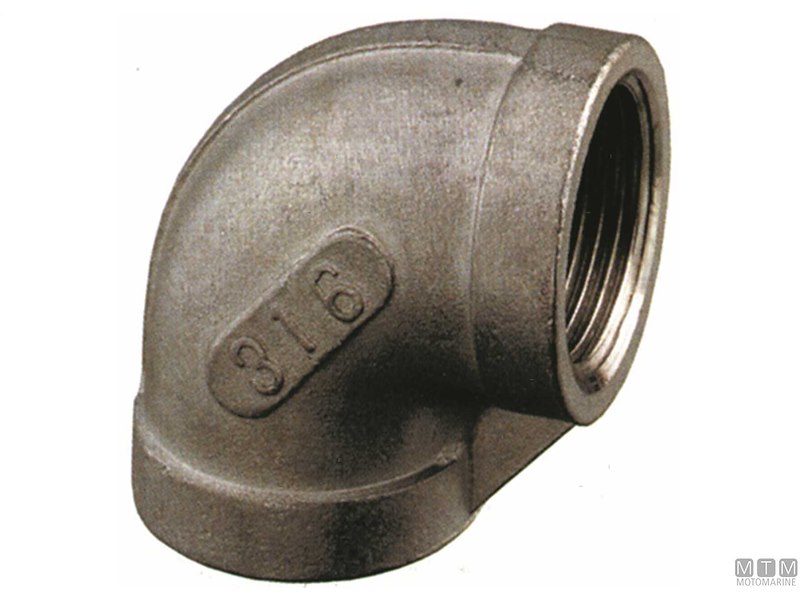 Gomito 90° F-F Inox