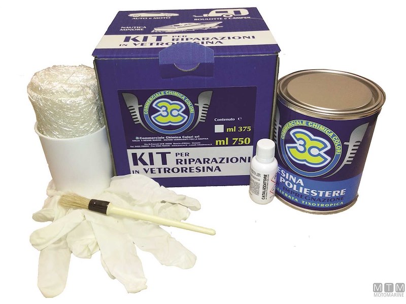 Kit Riparazione Vetroresina