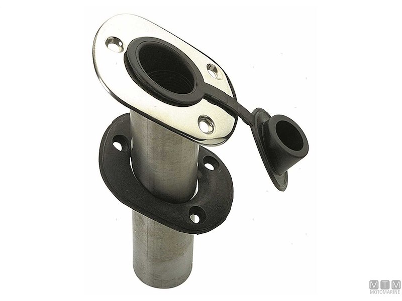 PORTACANNE INCASSO ANGLED D40MM INOX 