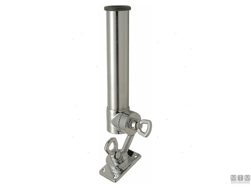 Supporto Orientabile Cromato Doppio Snodo