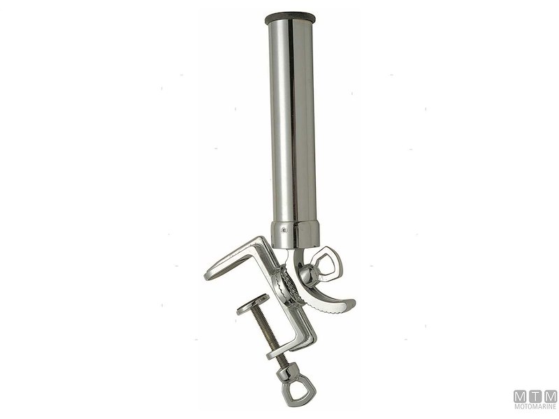 Supporto Portacanne Cromato con Morsetto