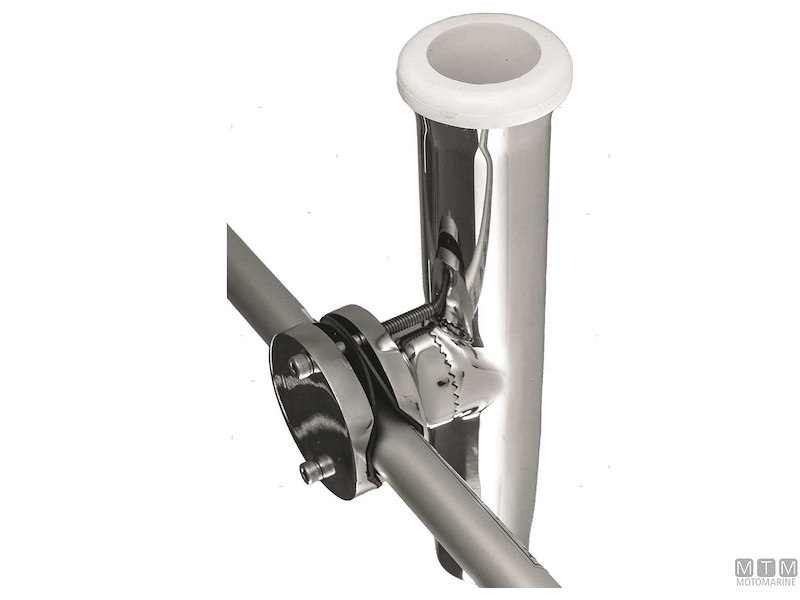 Supporto Portacanne Orientabile Inox con Morsetto Stringitubo SST