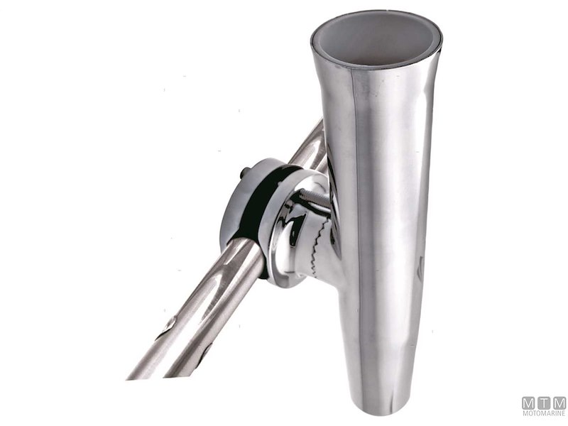 Supporto Portacanne Orientabile Inox con Morsetto Stringitubo SST