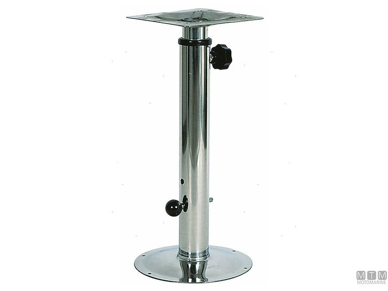 SUPPORTO SEDILE REG SLIM 500/700MM INOX 
