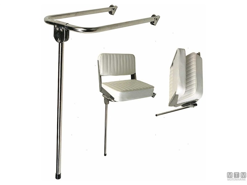 SUPPORTO SEDILE CHIUD.28X54X74CM INOX 