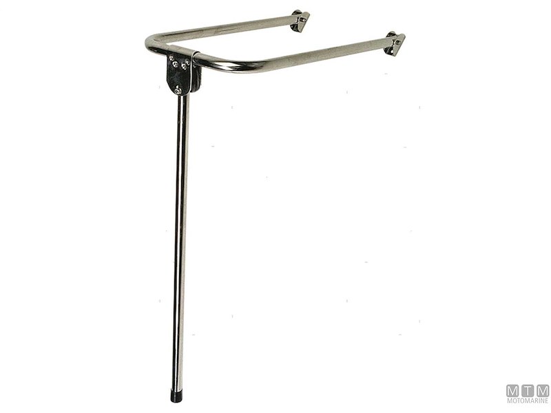 SUPPORTO SEDILE CHIUD.28X54X74CM INOX 