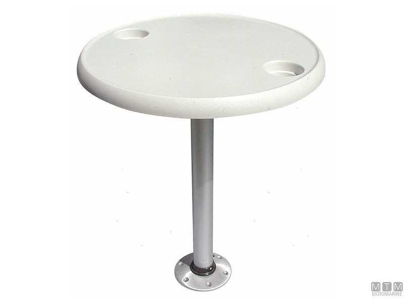 Piano Tavolo Tondo in Polietilene e Supporti Tavolo