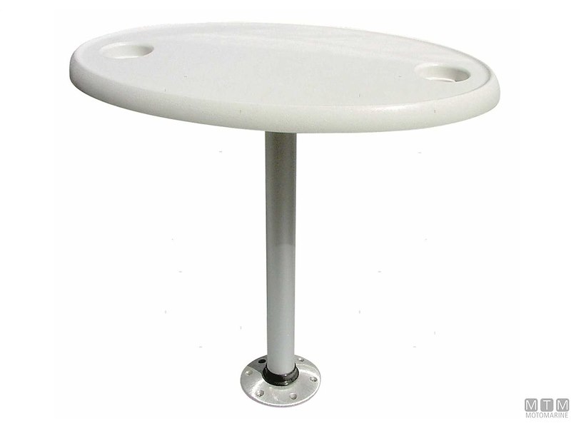 Piano Tavolo Ovale in Polietilene e Supporti Tavolo