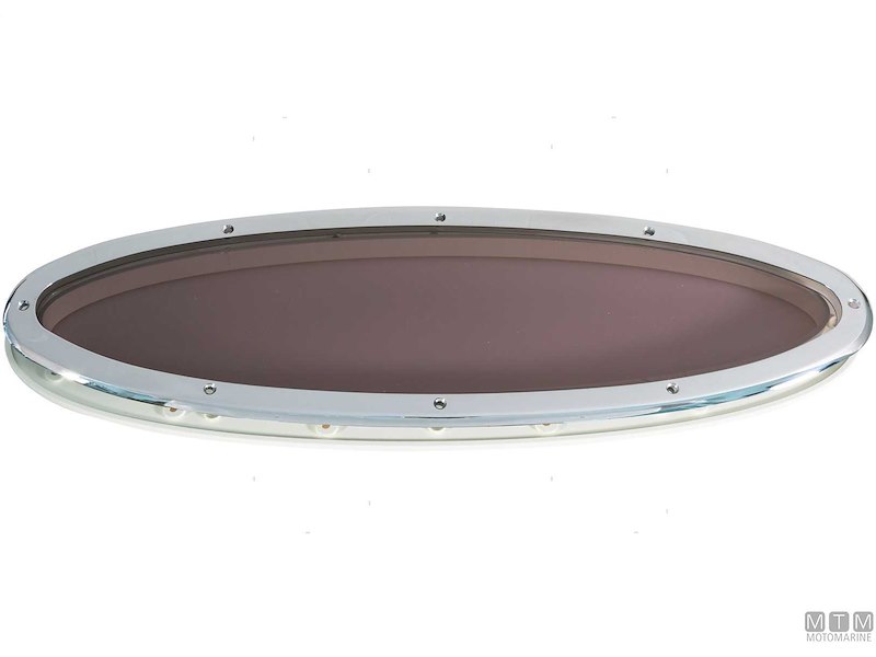 Oblo' Ovale Fisso Inox