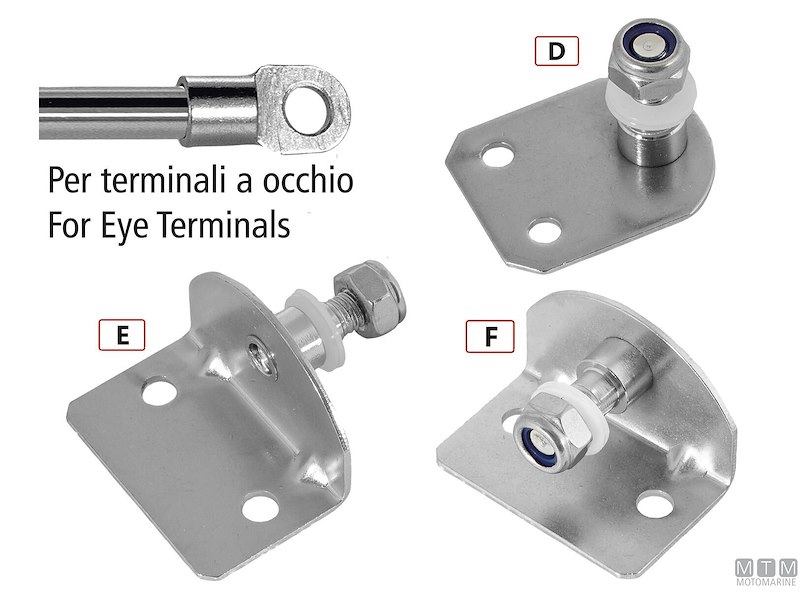 Molle Attuatori a Gas Uflex Inox