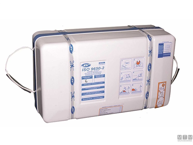 Zattera di Salvataggio Syntesy Francia-Croazia 9650 Tipo 124h Eurovinil