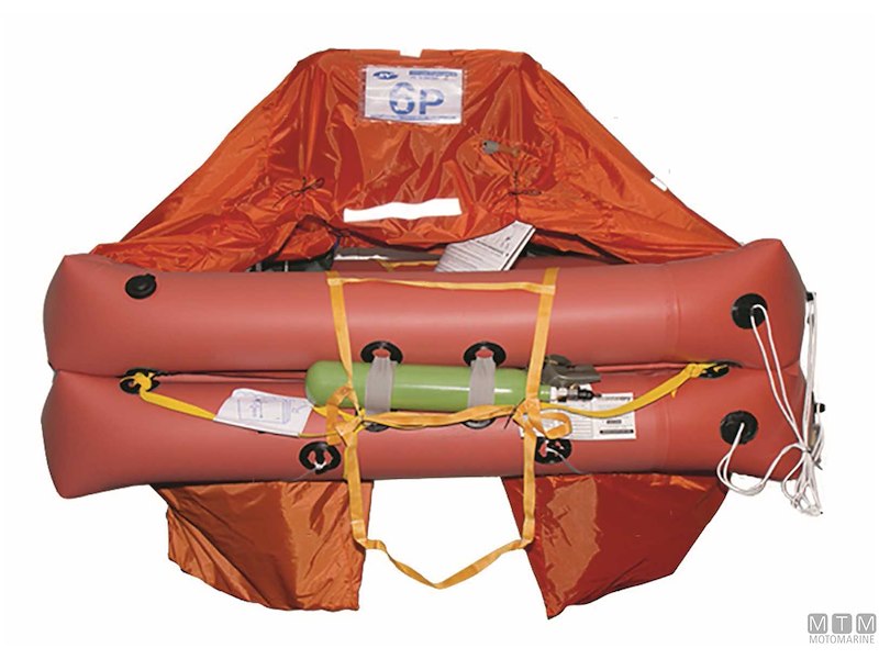 Zattera di Salvataggio Syntesy Francia-Croazia 9650 Tipo 124h Eurovinil