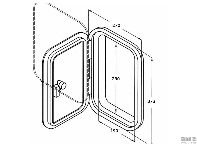 Portello di Accesso Calpestabile DC Piccolo