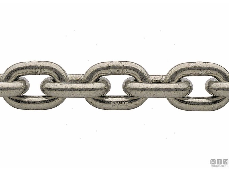 Catena Calibrata DIN766 Grado G40 in Acciaio Inox
