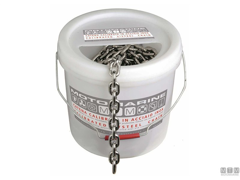 Catena Calibrata DIN766 Grado G40 in Acciaio Inox