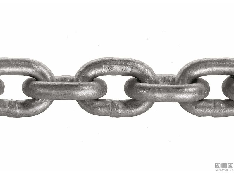 Catena Calibrata DIN766 Grado G70 in Acciaio Zincato