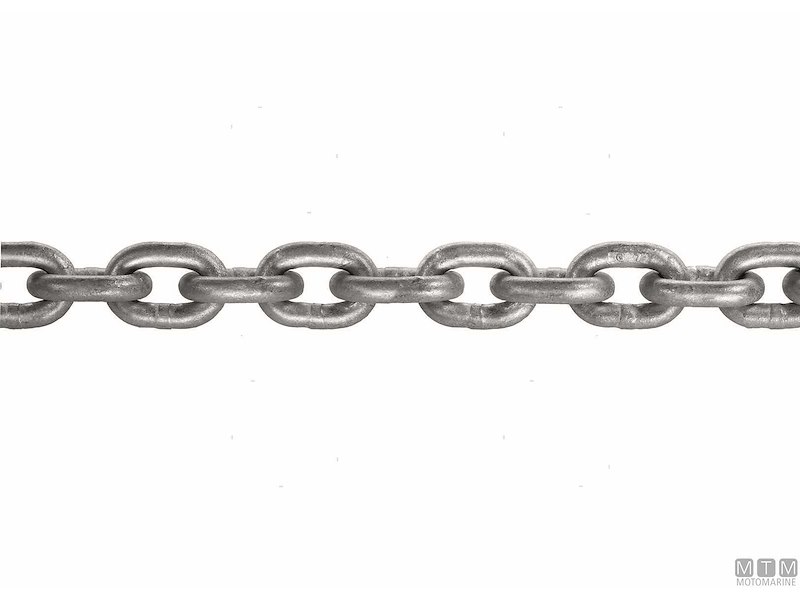 Catena Calibrata DIN766 Grado G70 in Acciaio Zincato