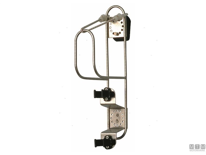 SUPPORTO SALVAGENTE INOX CON CLIPS 