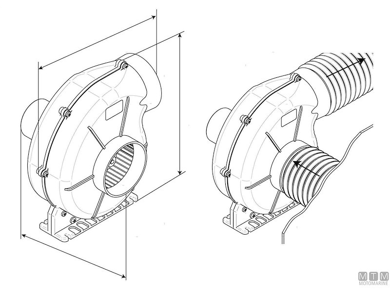 Aspiratori con Staffa Ocean