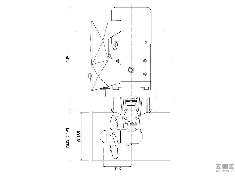 Bow Propeller Quick BTQ185