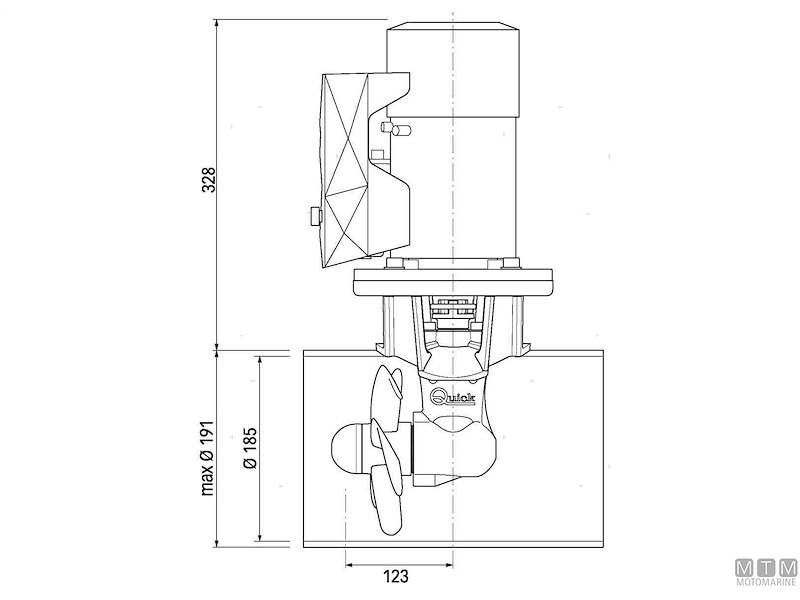 Bow Propeller Quick BTQ185