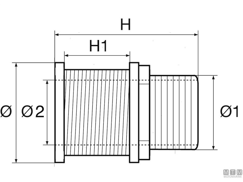 Ombrinale di Scarico Telescopico 