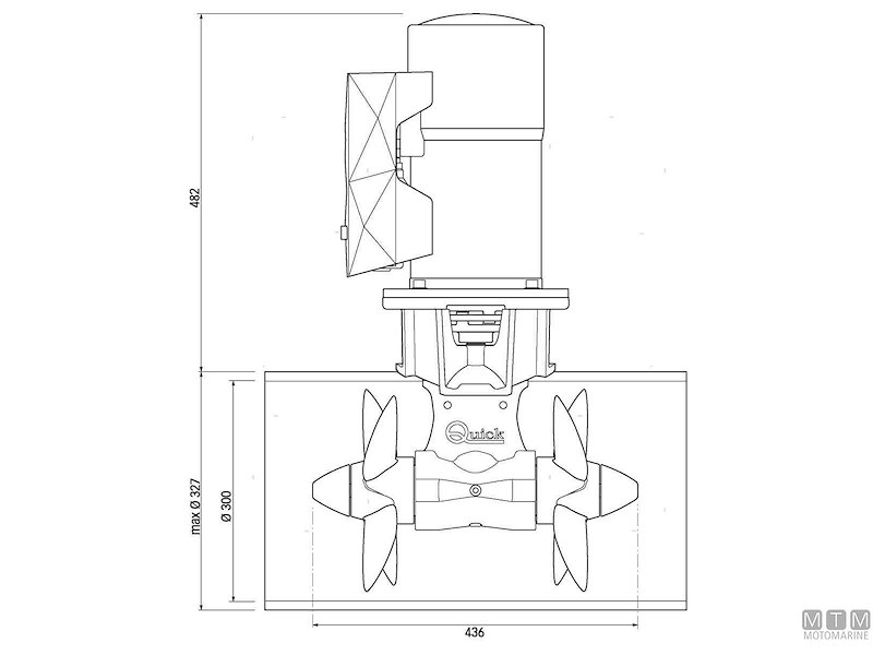 Bow Propeller Quick BTQ300