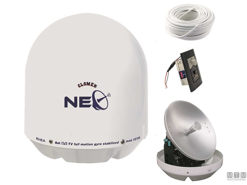 Antenna TV Satellitare Rhea V8100N