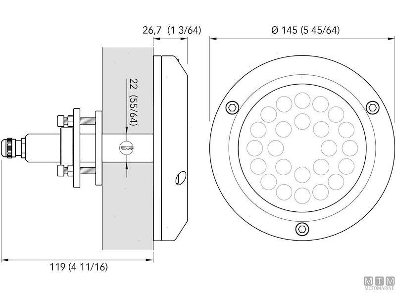 Faro Subacqueo LED Quick Challenger