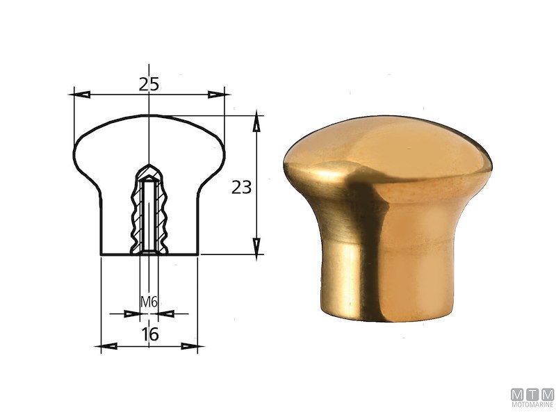 POMOLO D25MM OCR**ND** 