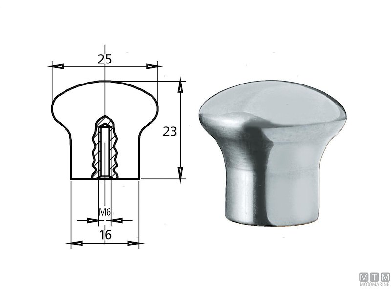 POMOLO D25MM OCR**ND** 