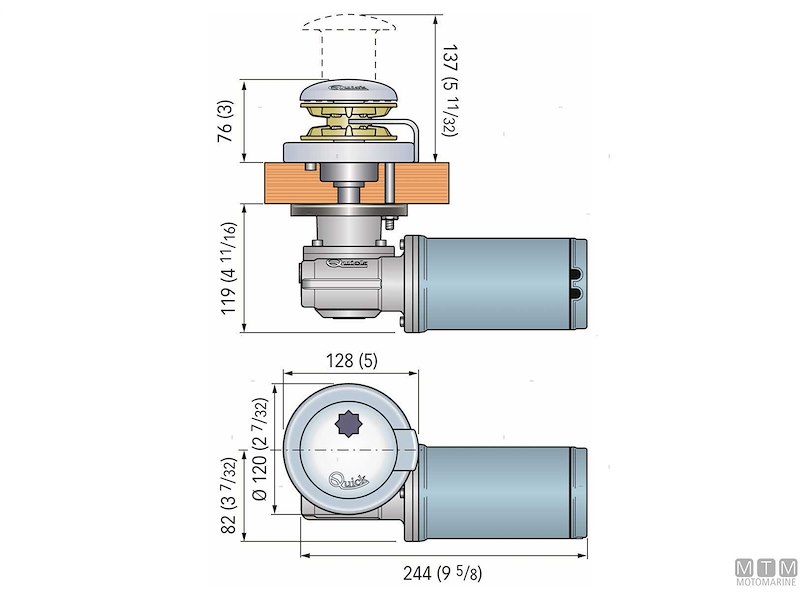 Verricello Salpa Ancora Quick Rider R1