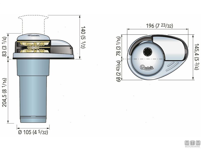 Verricello Salpa Ancora Quick Prince DP2E