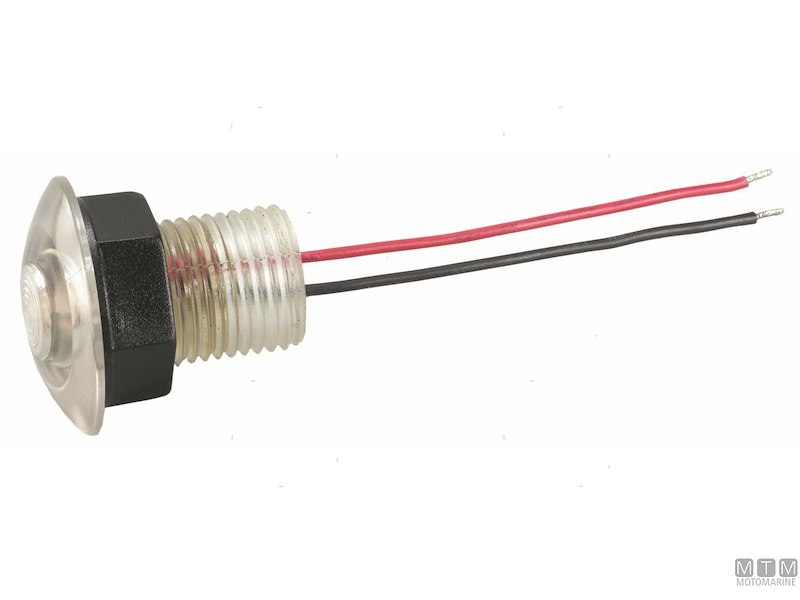 LUCE CORTESIA LED 12V FLUSH CLEAR D38MM 