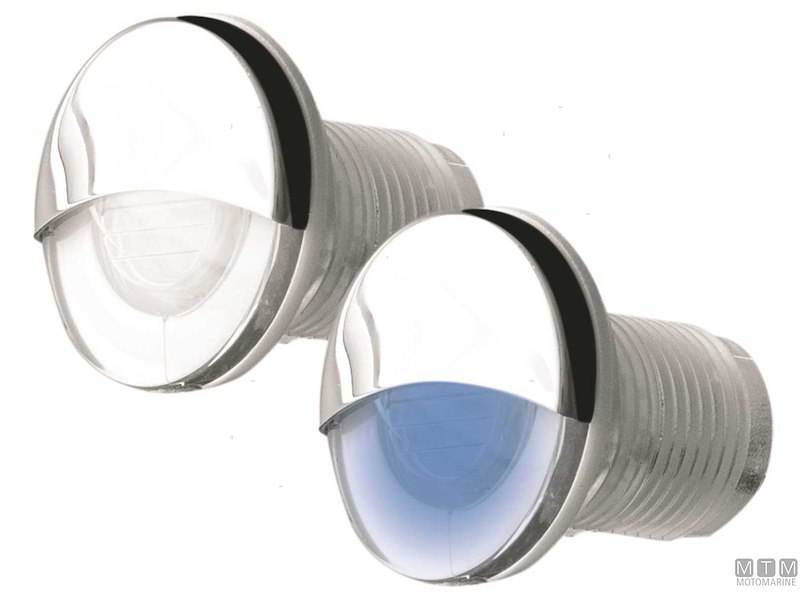 Luci di Cortesia LED 12V Round Inox