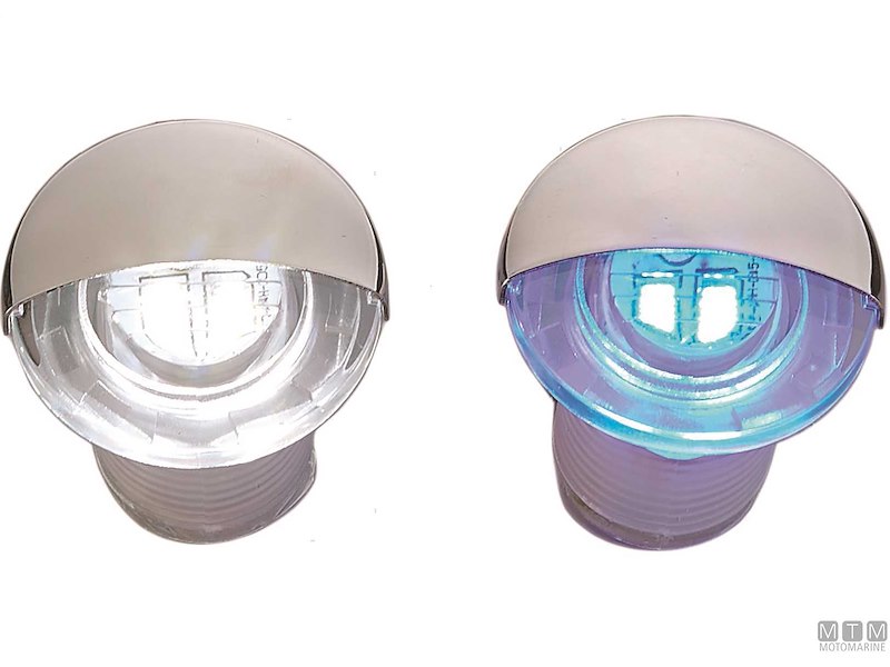 Luci di Cortesia LED 12V Round Inox