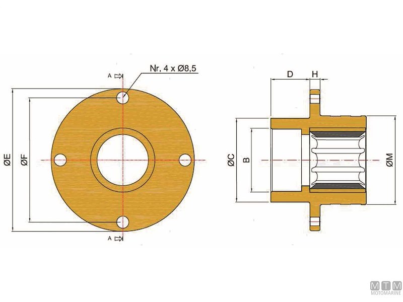 Porta Tenute Meccaniche Tor MM
