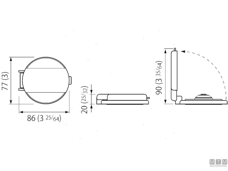 Comandi Up-Down Inox a Piede Quick