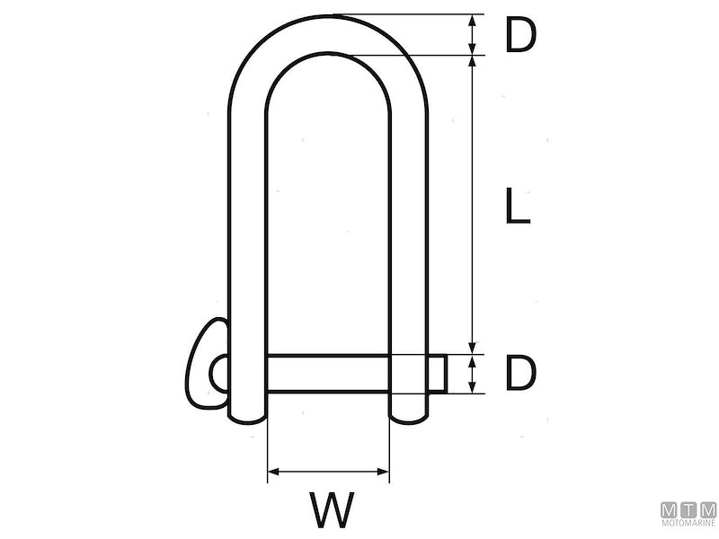 Grillo Lungo Key Pin Wichard