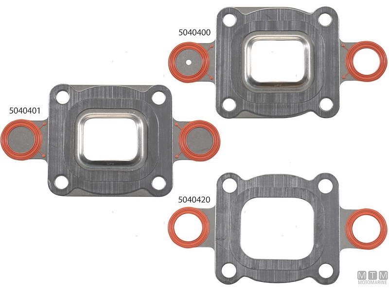 Riser di Scarico per Mercruiser 4.3MPI - 5.0MPI - 350MAG MPI - ALPHA - BRAVO - 6.2L MPI - 377MAG MPI