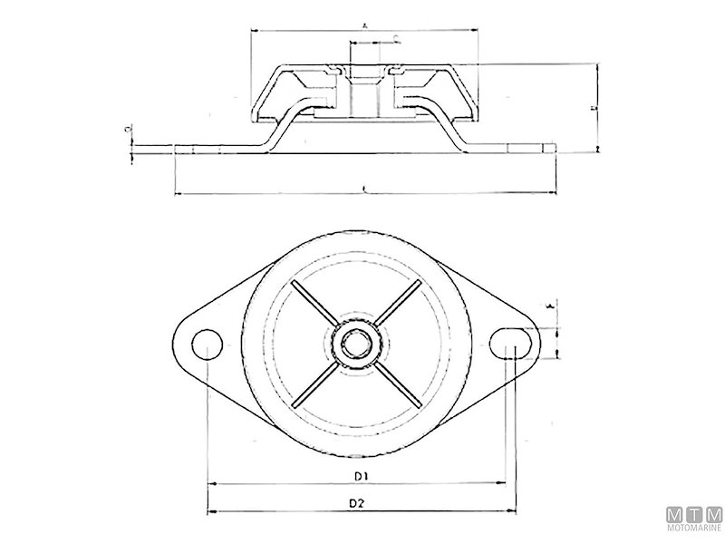 Supporti Antivibranti RM