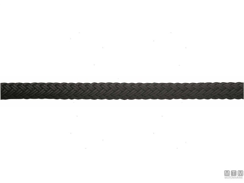 Treccia Mooring Nera in Poliestere