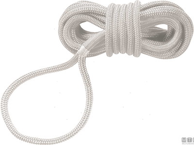 Treccia Mooring Bianca con Gassa 