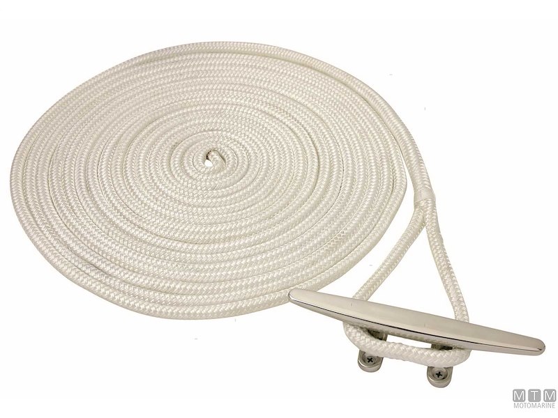 Treccia Mooring Bianco con Gassa 