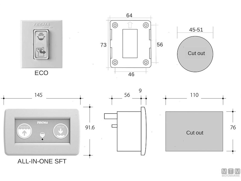 WC - Toilet Tecma Compass Short